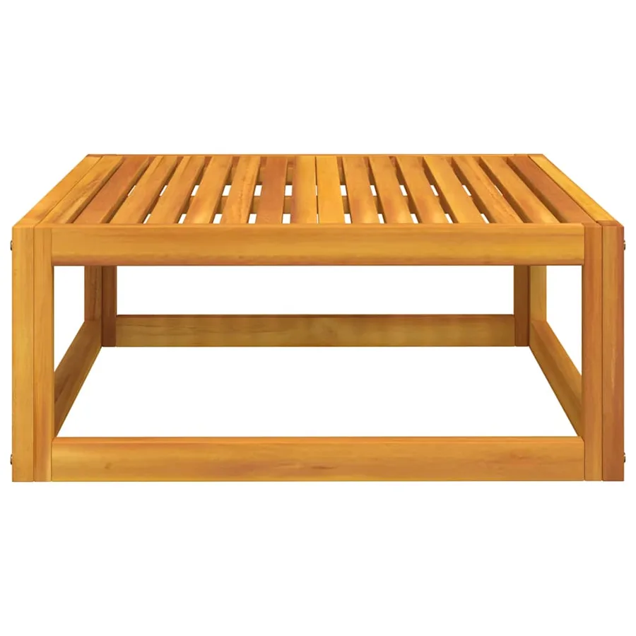 Salon de jardin 3 pcs avec coussins bois massif d'acacia - 8