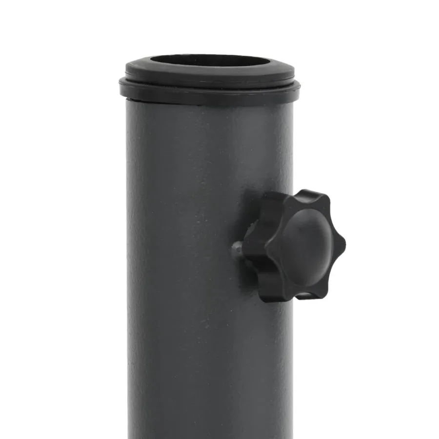 Base de parasol pour mâts Ø32/38/48 mm 17 kg carré - 8