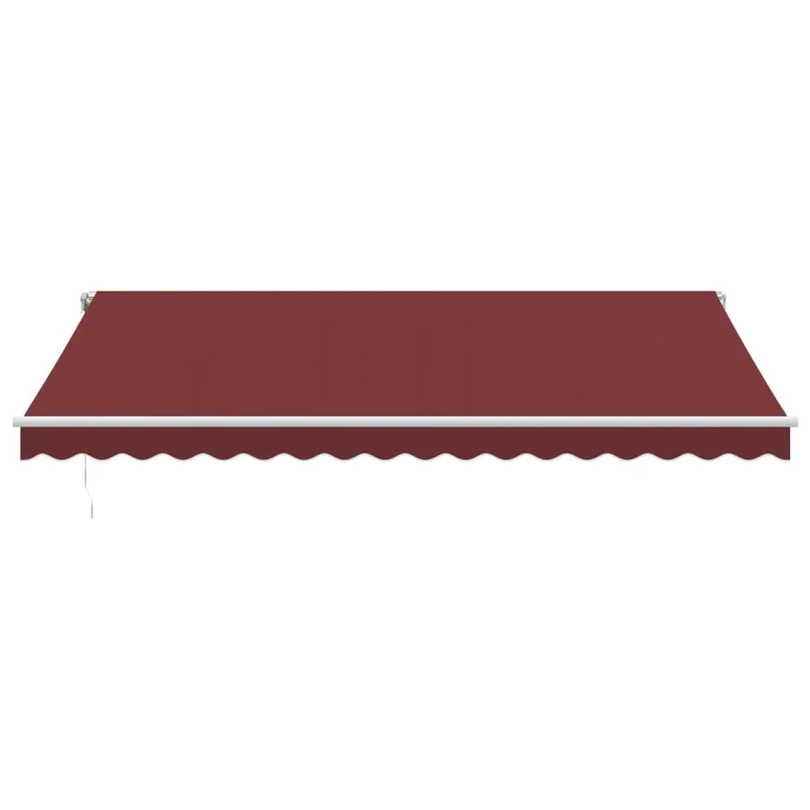 Auvent rétractable automatique bordeaux 450x350 cm - 3