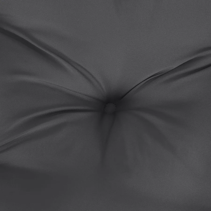 Coussin de banc de jardin anthracite mélangé 100x50x7 cm tissu - 6