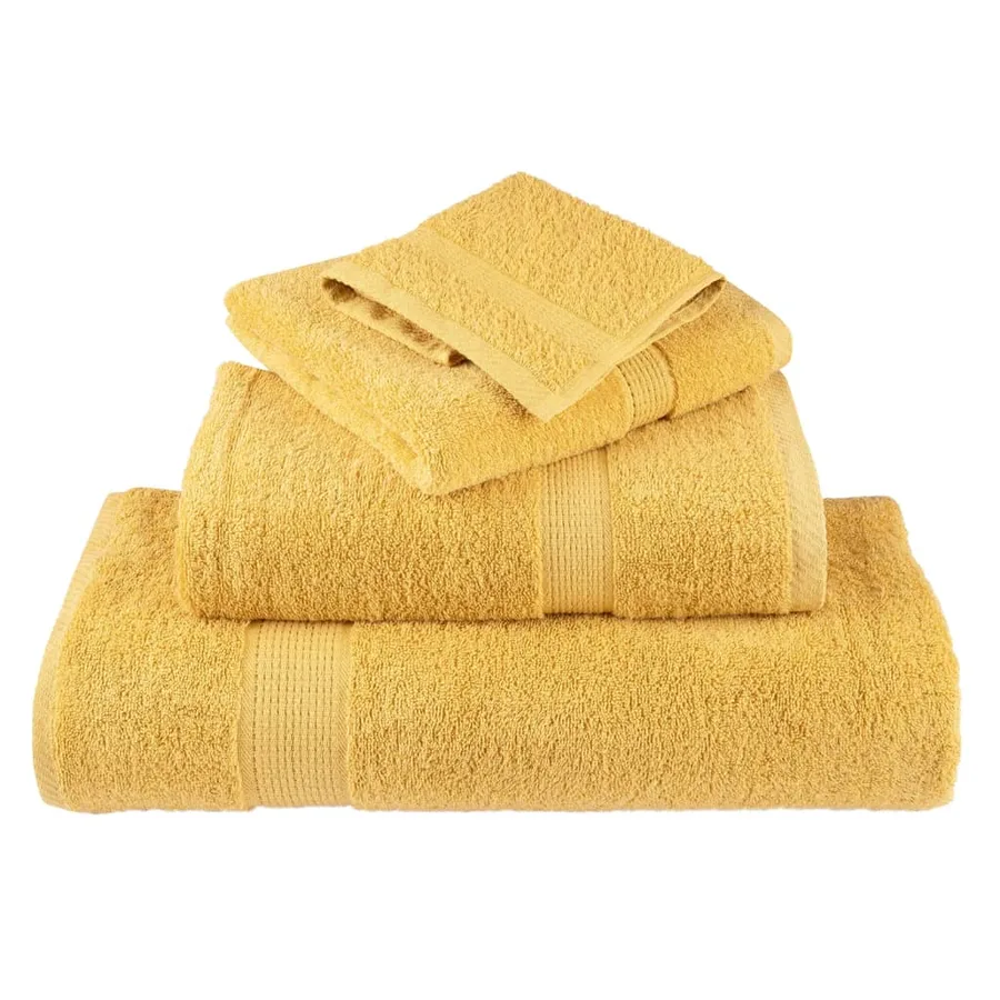 Serviettes d'invité de qualité supérieure SOLUND 2 pcs doré - 4