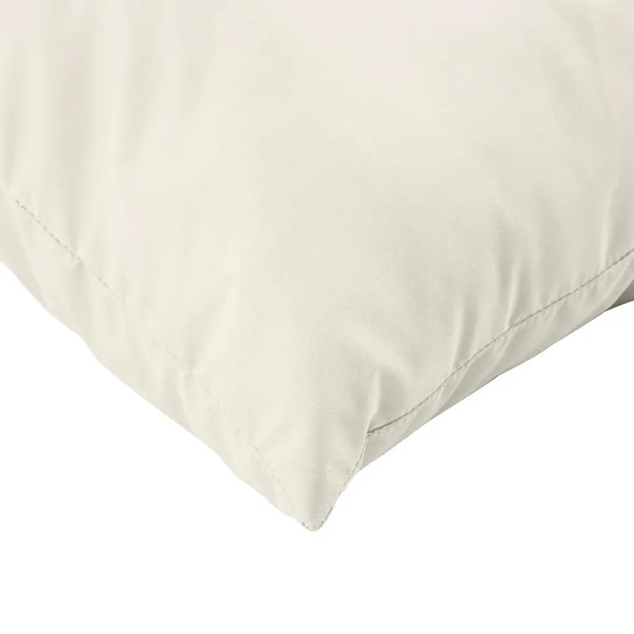 Coussins de palette lot de 2 crème mélangé tissu - 7