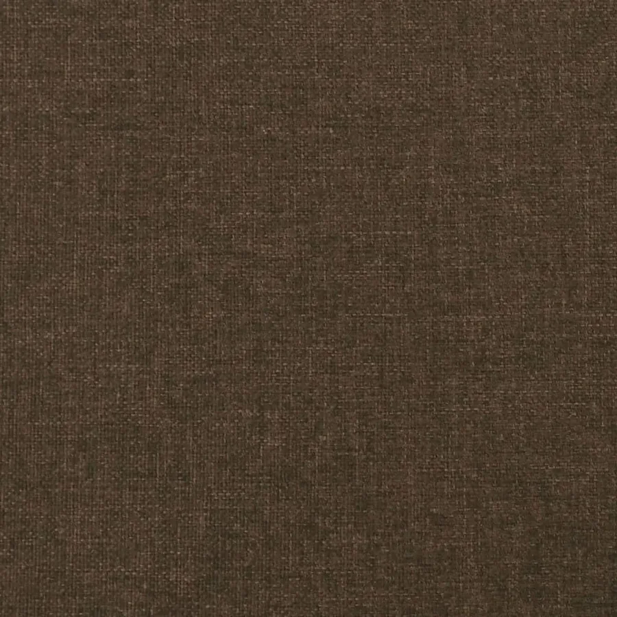 Cadre de lit sans matelas marron foncé 120x200 cm tissu - 11