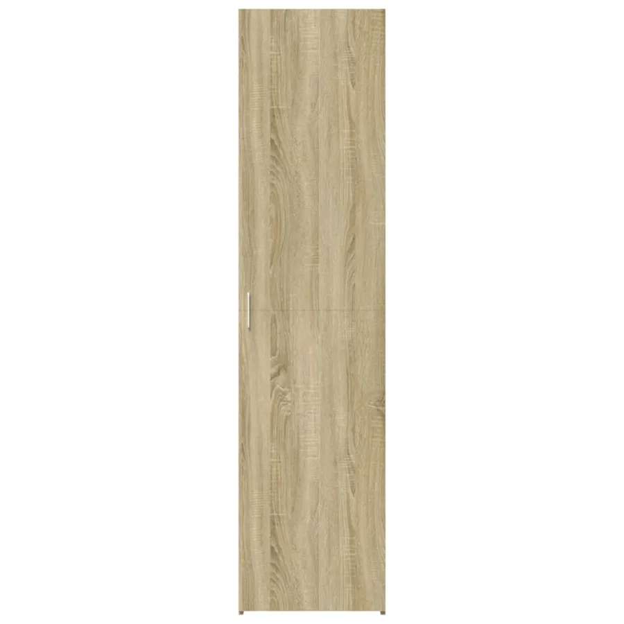 Buffet haut chêne sonoma 50x42,5x185 cm bois d'ingénierie - 3