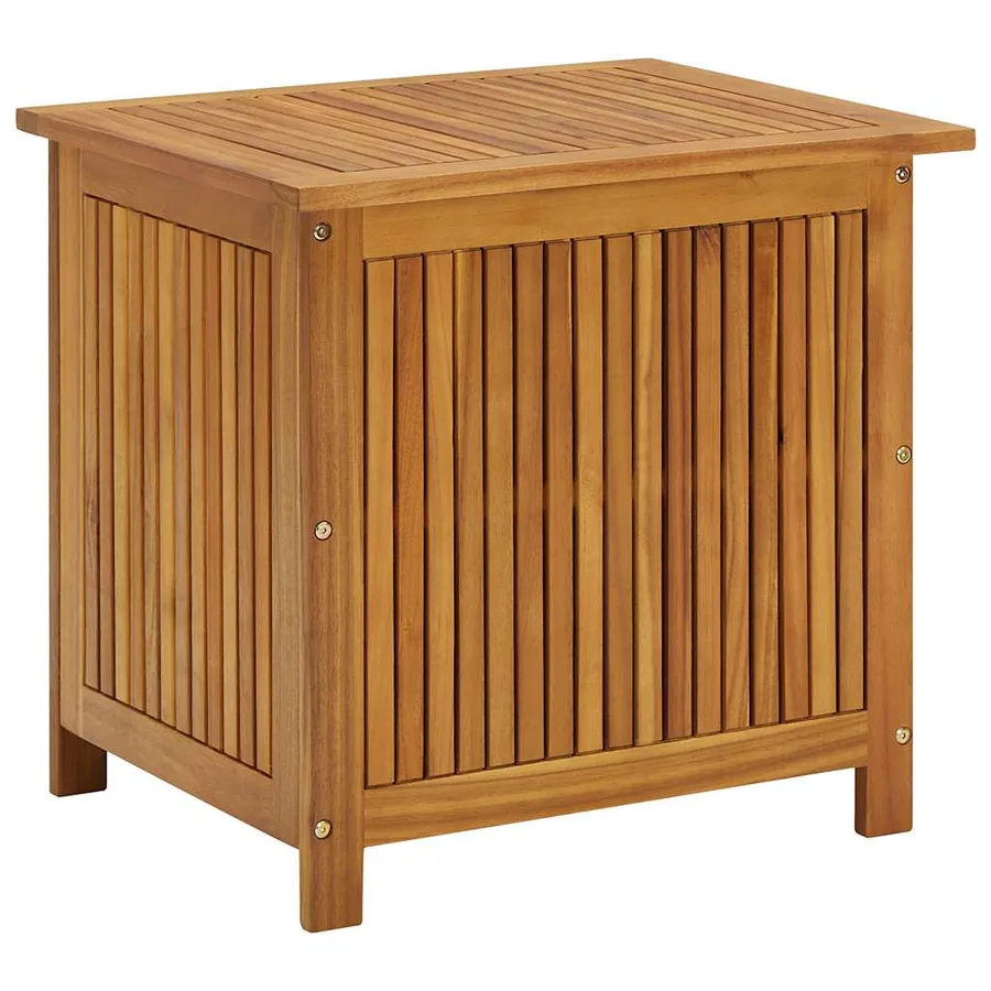 Garden storage box 60x50x58 cm Solid acacia wood - 2