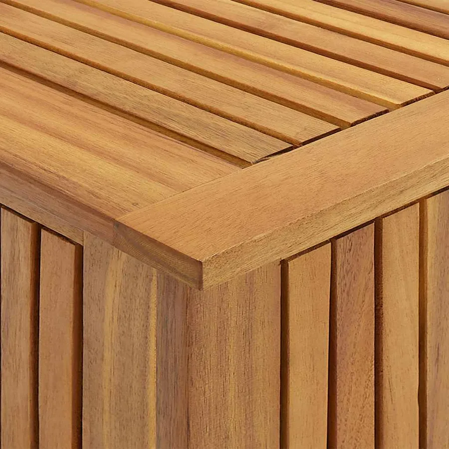 Garden storage box 60x50x58 cm Solid acacia wood - 9