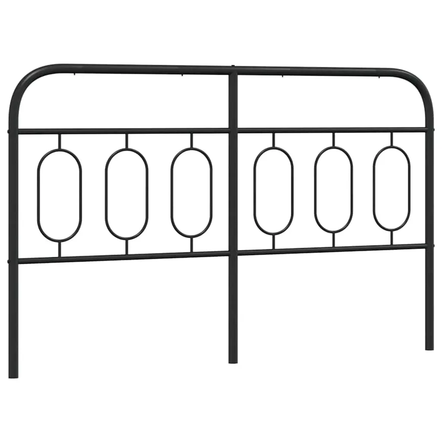 Tête de lit de remplacement métal noir 150 cm - 2