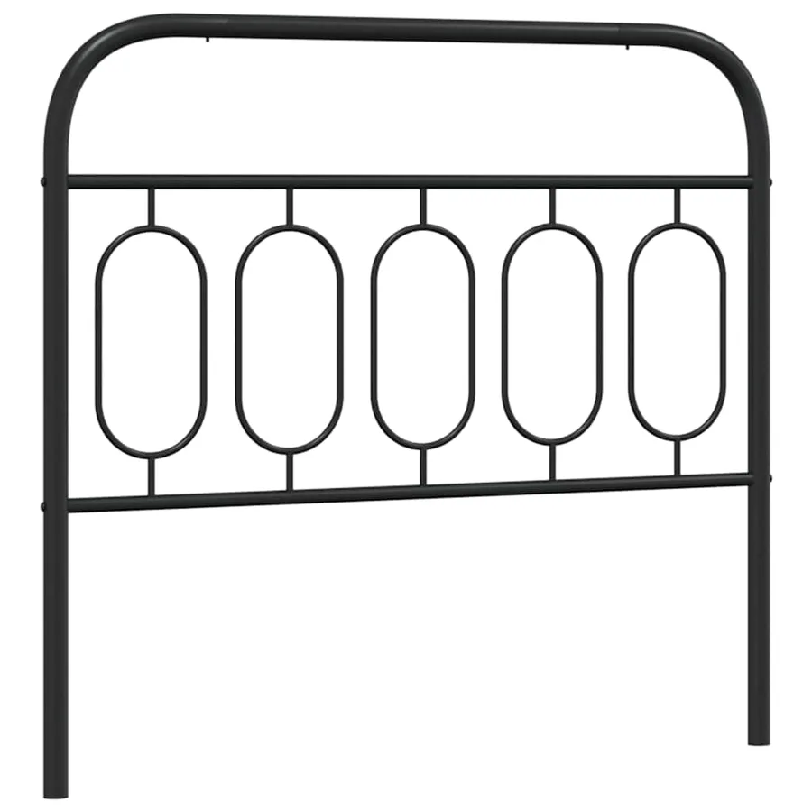 Tête de lit de remplacement métal noir 107 cm - 2