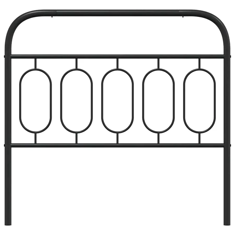 Tête de lit de remplacement métal noir 107 cm - 4