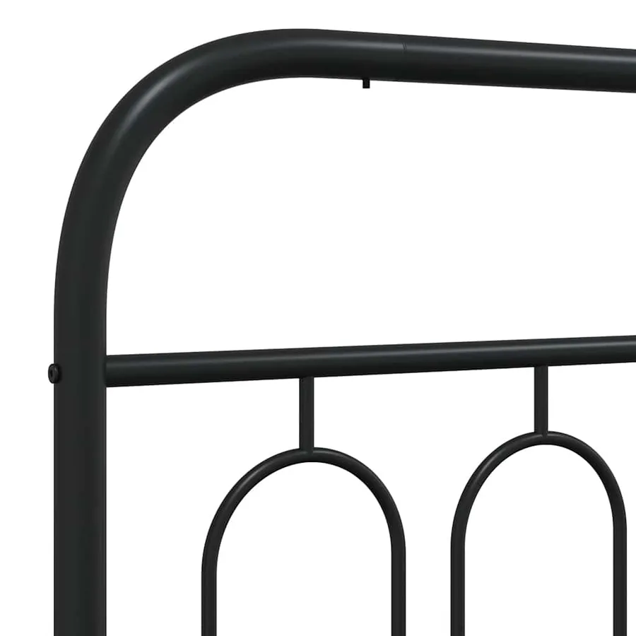 Tête de lit de remplacement métal noir 107 cm - 5