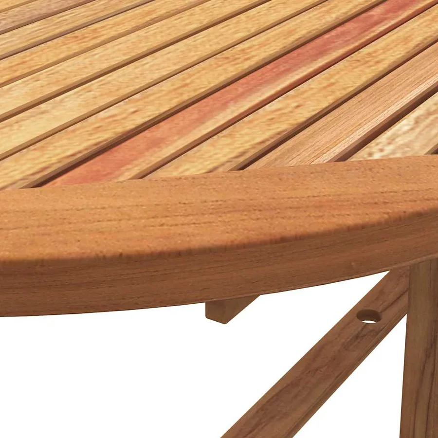 Ensemble à Manger de jardin 7pcs bois d'acacia solide textilène - 7