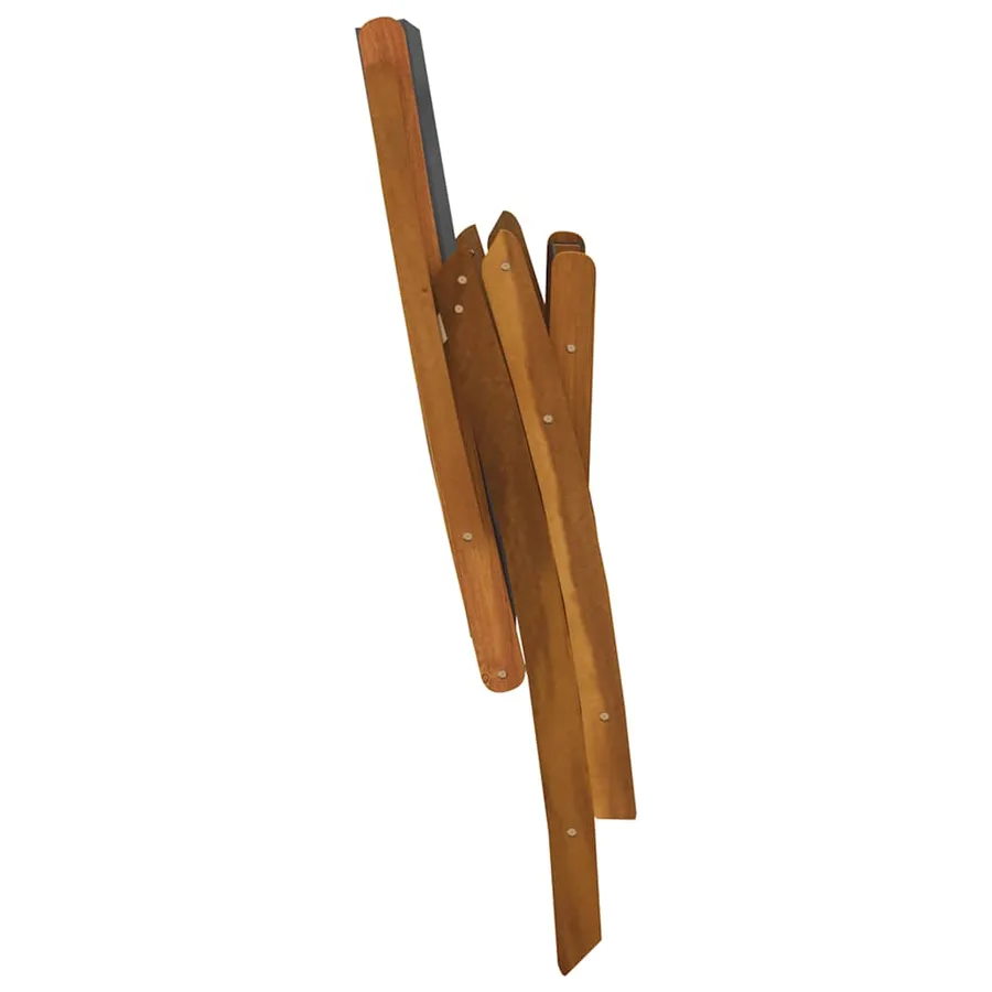 Ensemble à Manger de jardin 7pcs bois d'acacia solide textilène - 10