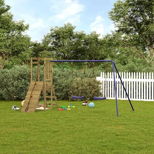 Aire de jeux d'extérieur bois de pin imprégné