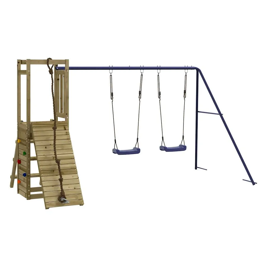 Aire de jeux d'extérieur bois de pin imprégné - 2