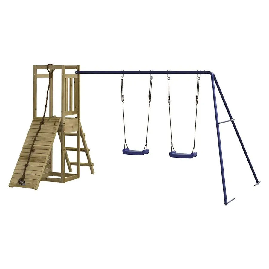 Aire de jeux d'extérieur bois de pin imprégné - 7