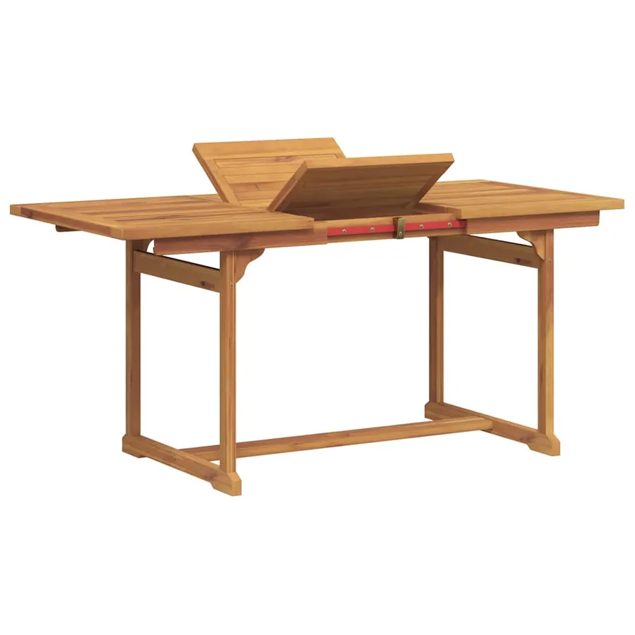 Ensemble à manger de jardin 5pcs bois d'acacia solide textilène - 4