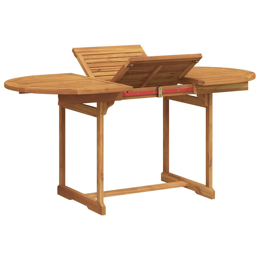 Ensemble à Manger de jardin 7pcs bois d'acacia solide textilène - 5