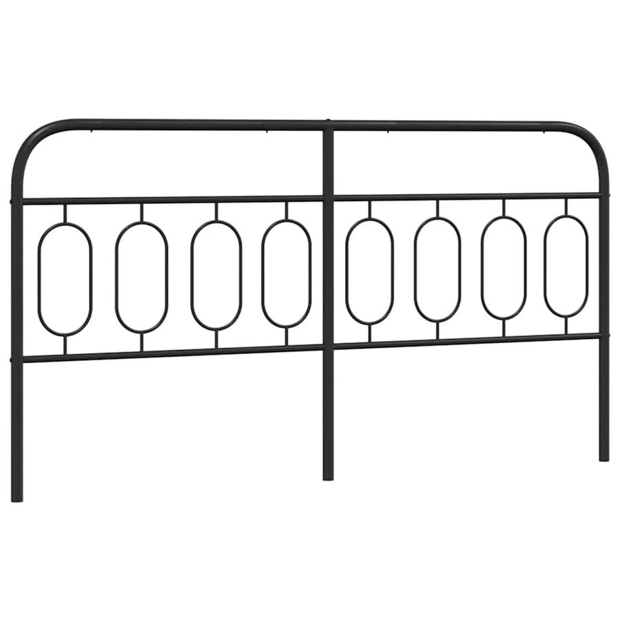 Tête de lit de remplacement métal noir 183 cm - 2