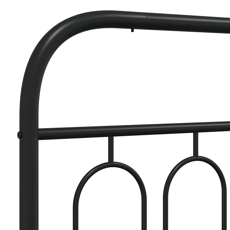 Tête de lit de remplacement métal noir 183 cm - 5