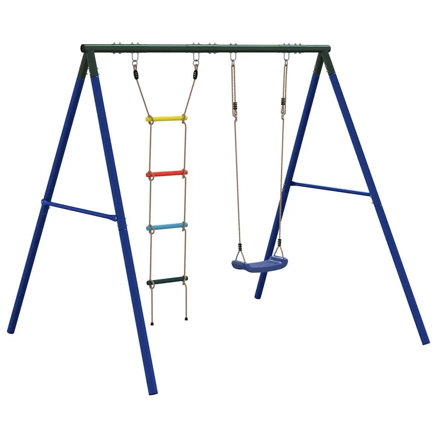 Ensemble de balançoire d'extérieur avec balançoire et échelle - 5