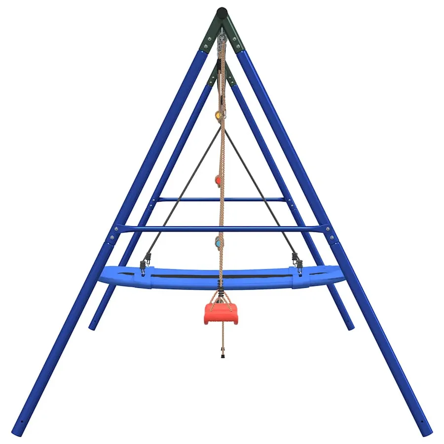 Jeu d'extérieur de balançoire échelle et balançoire nid - 4