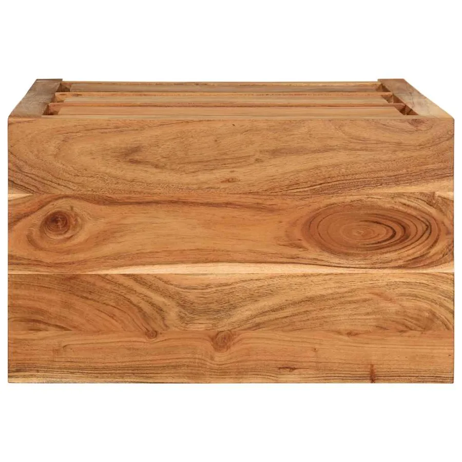 Armoire à tiroirs 55x33x75 cm bois d'acacia massif - 6