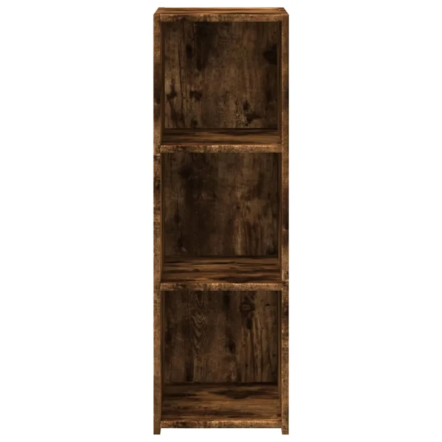 Buffet chêne fumé 30x41x93 cm bois d'ingénierie - 4