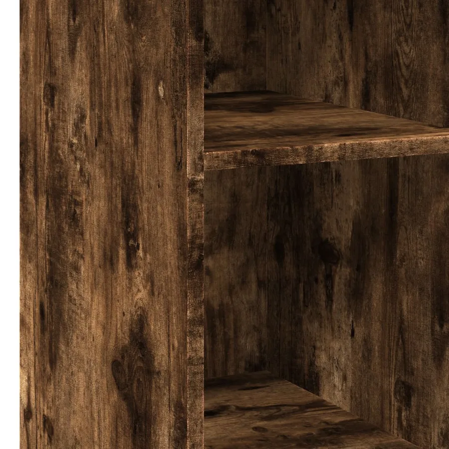 Buffet chêne fumé 30x41x93 cm bois d'ingénierie - 7