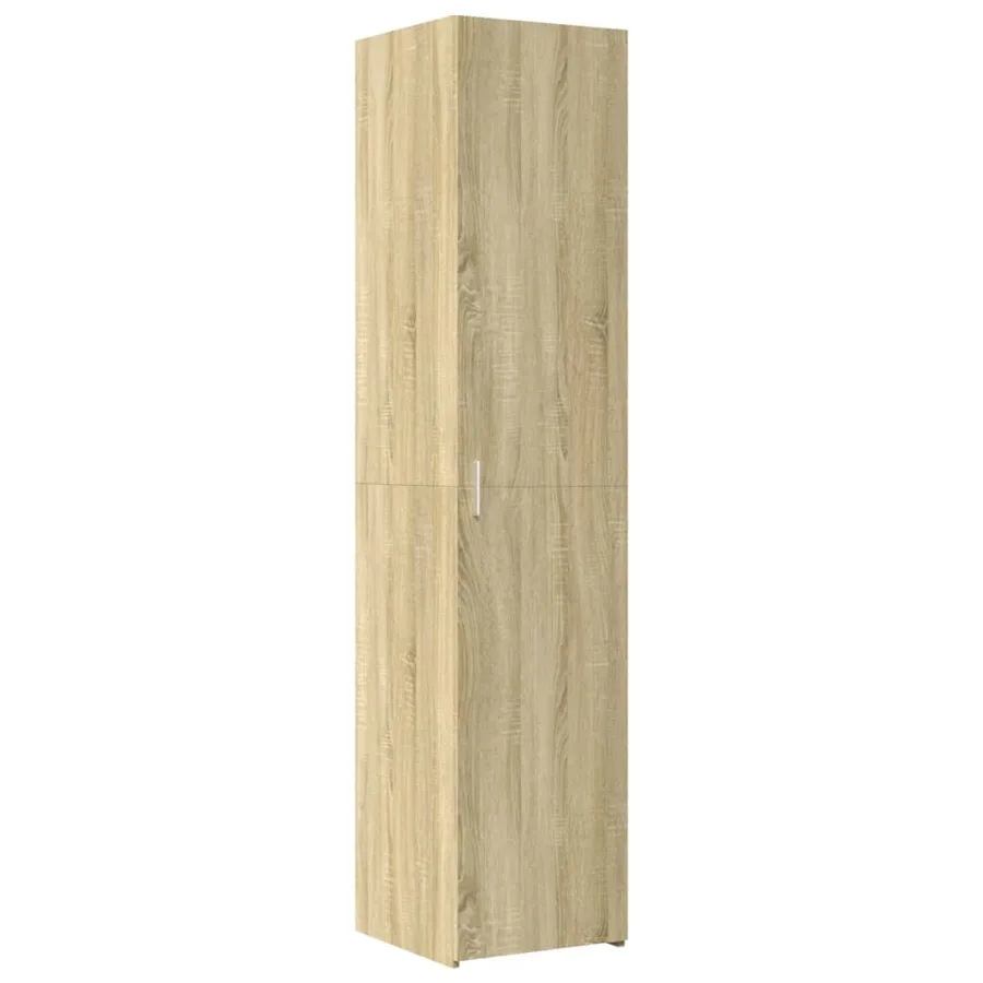 Buffet haut chêne sonoma 40x42,5x185 cm bois d'ingénierie - 2
