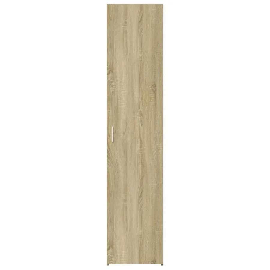 Buffet haut chêne sonoma 40x42,5x185 cm bois d'ingénierie - 3