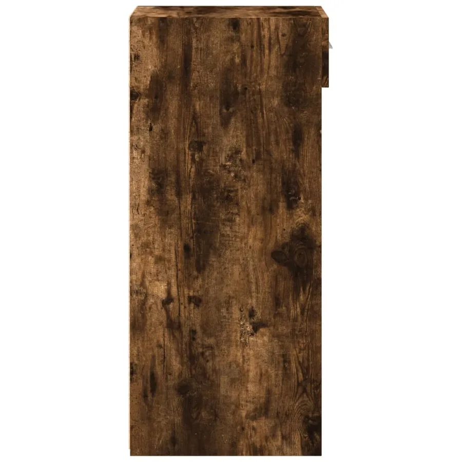 Buffet chêne fumé 45x42,5x93 cm bois d'ingénierie - 5