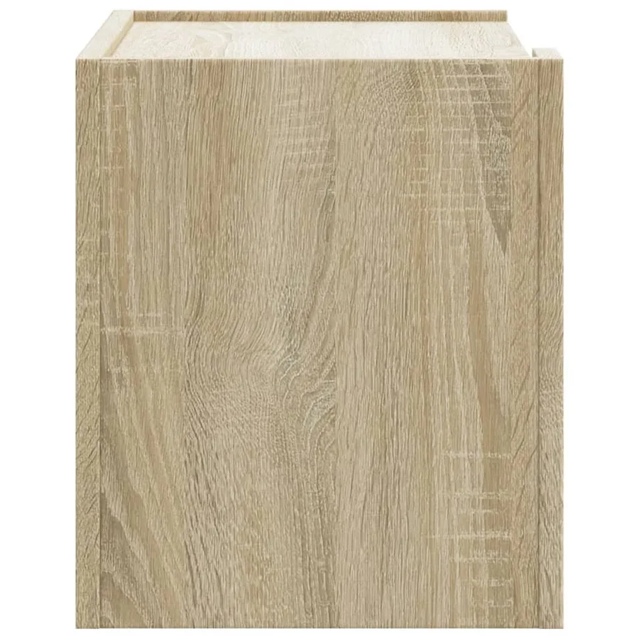 Tables de chevet murales 2 pcs chêne sonoma 45x30x35 cm - 6