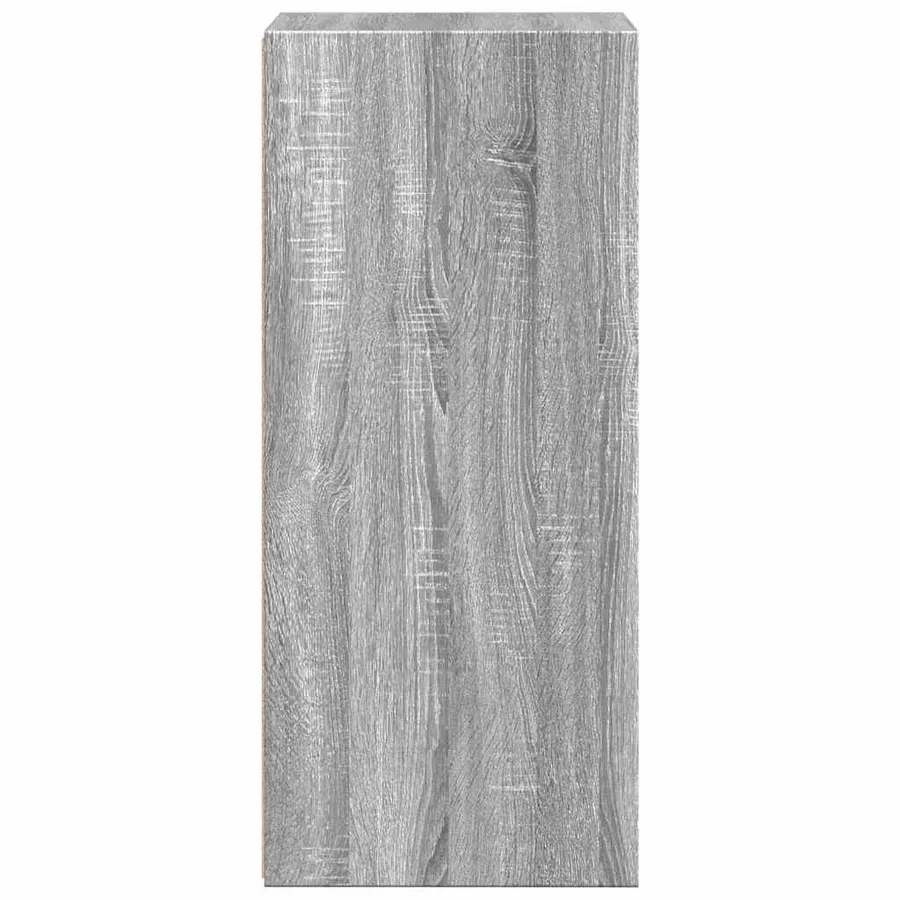 Buffet sonoma gris 40x41x93 cm bois d'ingénierie - 5