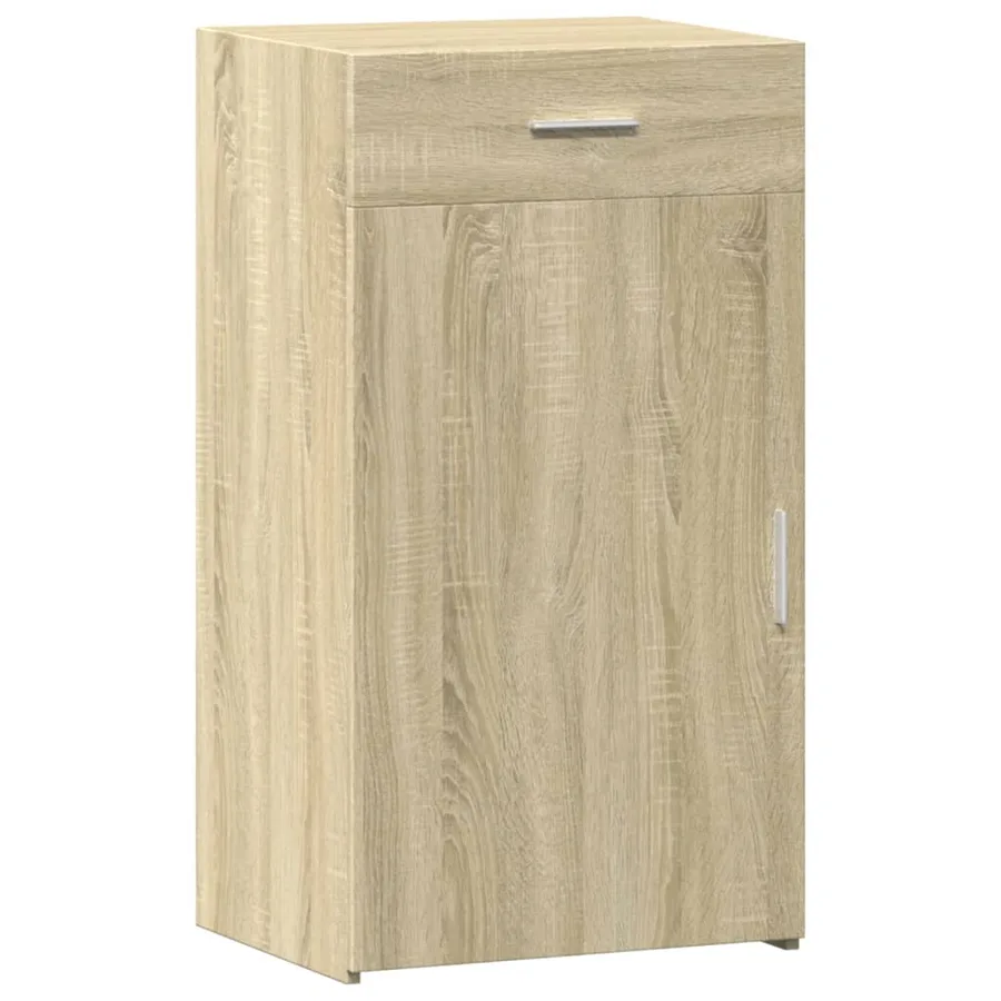Buffet chêne sonoma 50x42,5x93 cm bois d'ingénierie - 2