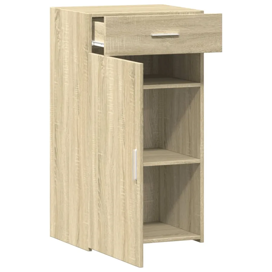 Buffet chêne sonoma 50x42,5x93 cm bois d'ingénierie - 8