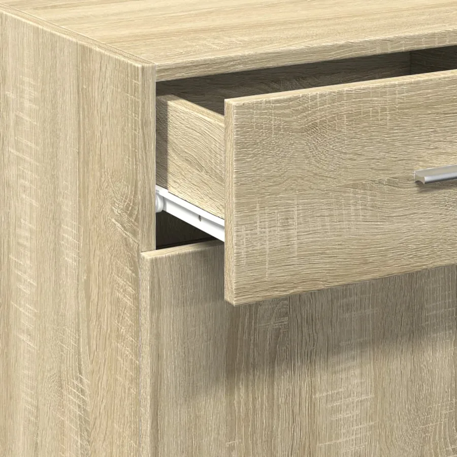 Buffet chêne sonoma 50x42,5x93 cm bois d'ingénierie - 9