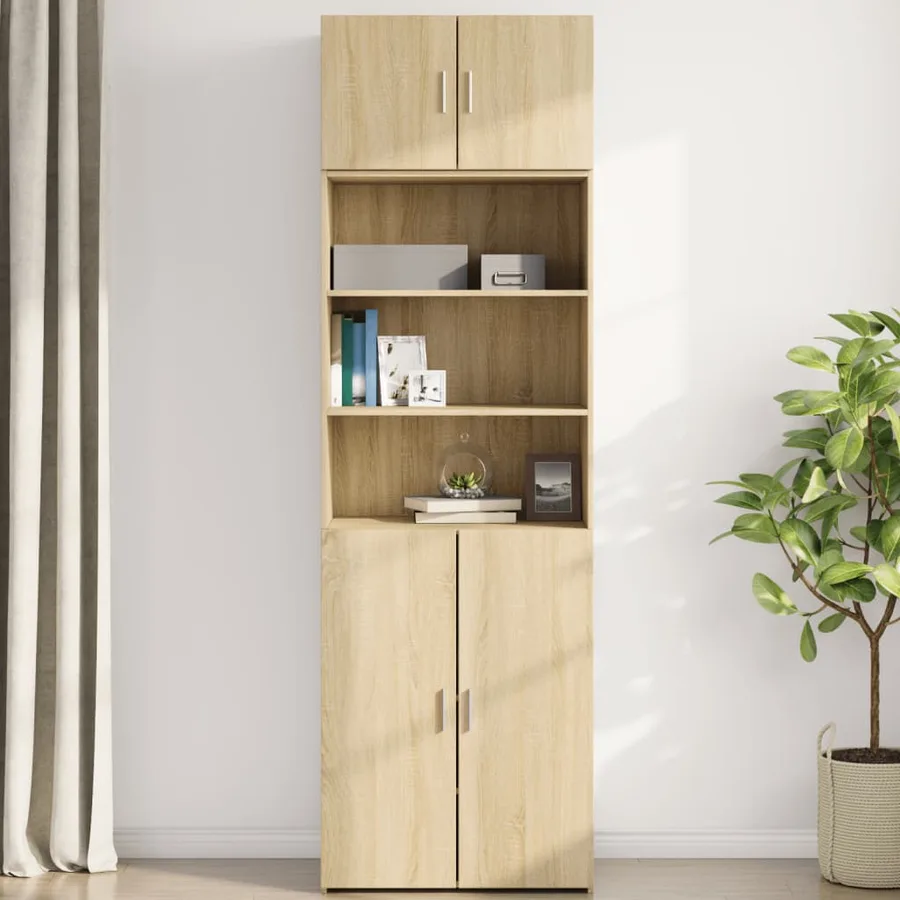 Armoire murale chêne sonoma 70x42,5x40 cm bois d'ingénierie - 3