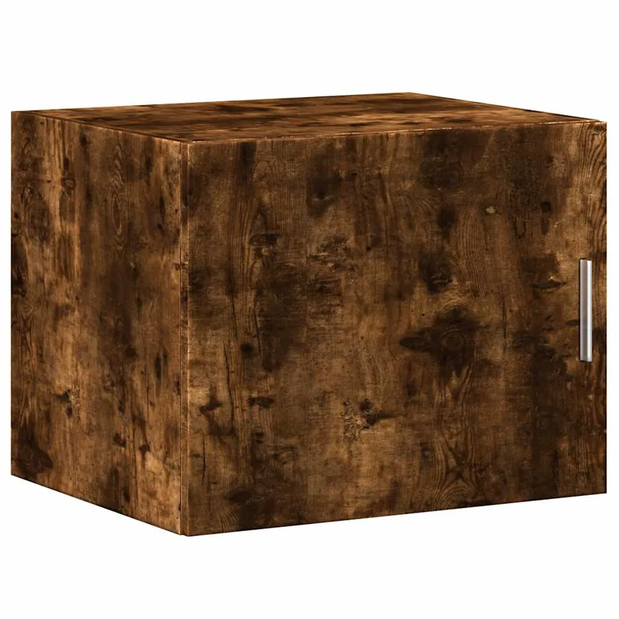 Armoire de rangement mince chêne fumé 50x42,5x225 cm - 5
