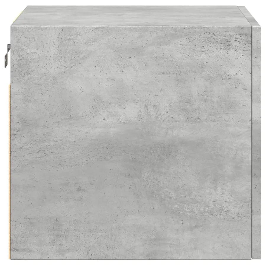 Armoire murale gris béton 45x42,5x40 cm bois d'ingénierie - 5