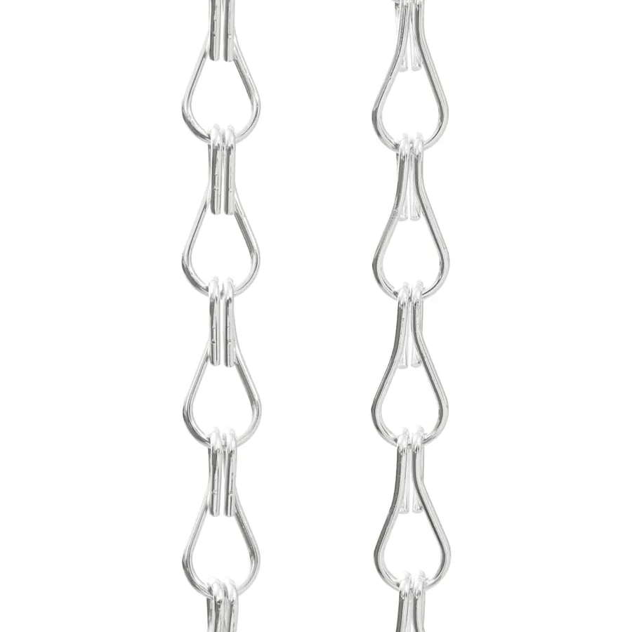 Moustiquaire de porte à chaîne 90x200 cm aluminium - 4