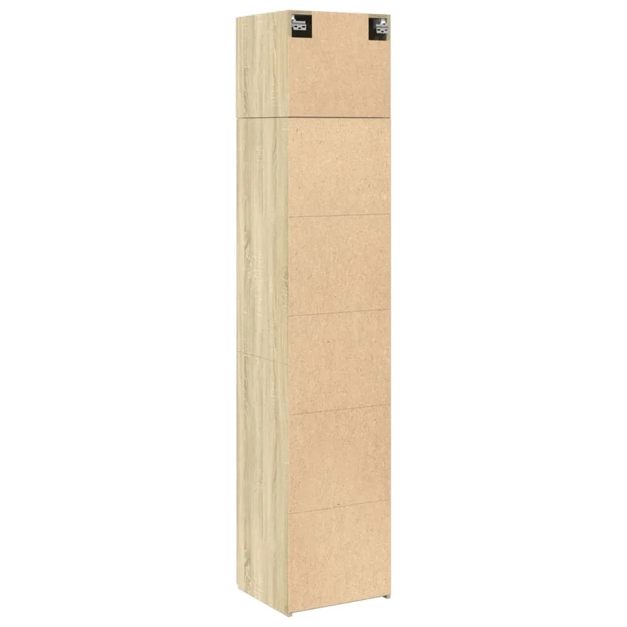 Armoire de rangement mince chêne sonoma 45x42,5x225 cm - 8