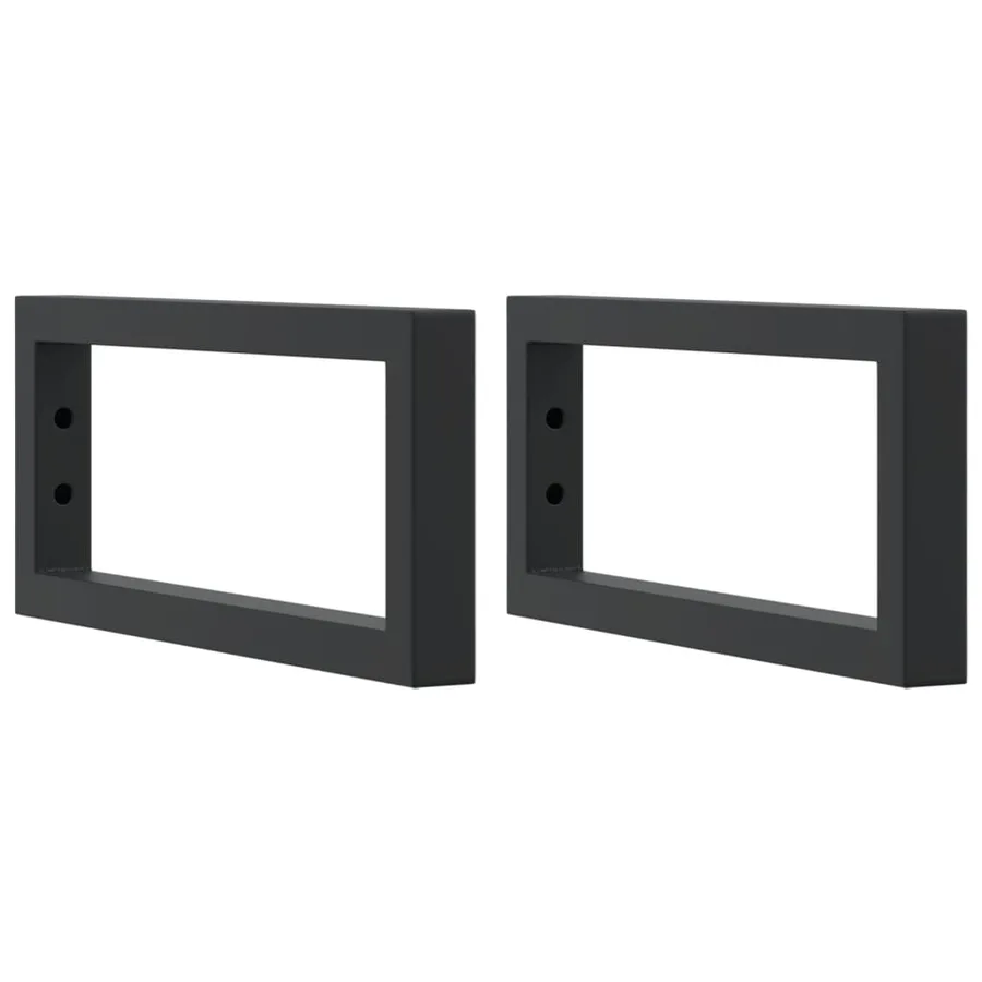 Étagère de vasque murale acier et bois de chêne massif - 7