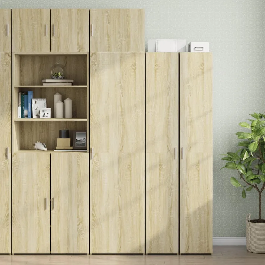 Armoire murale chêne sonoma 50x42,5x40 cm bois d'ingénierie - 3