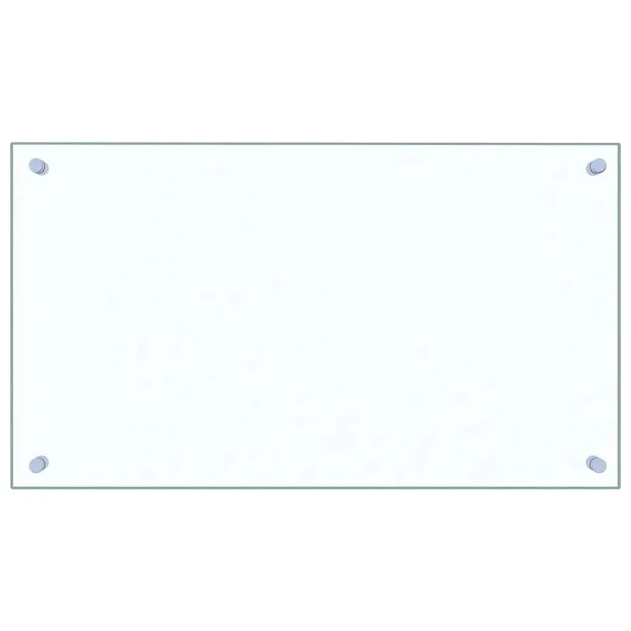 Dosserets de cuisine 2 pcs transparent 70x40 cm verre trempé - 4