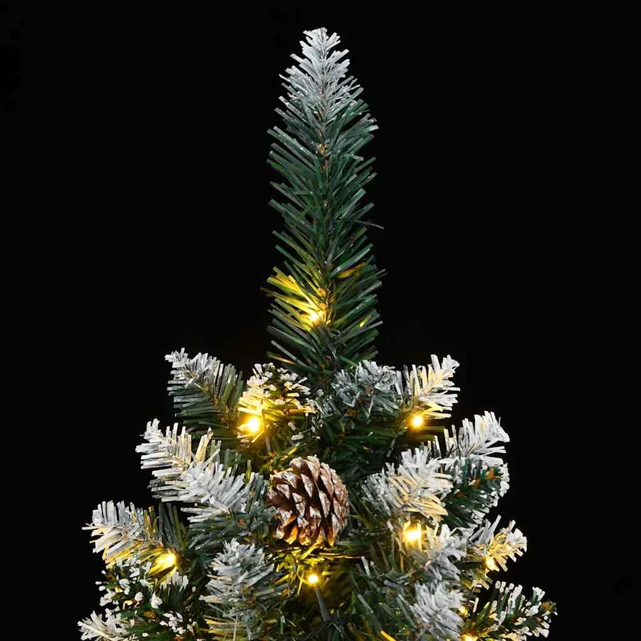 Sapin de Noël artificiel mince 300 LED 180 cm - 9
