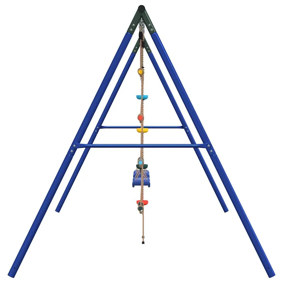 Jeu balançoire extérieur balançoires échelle et corde à disque - 4