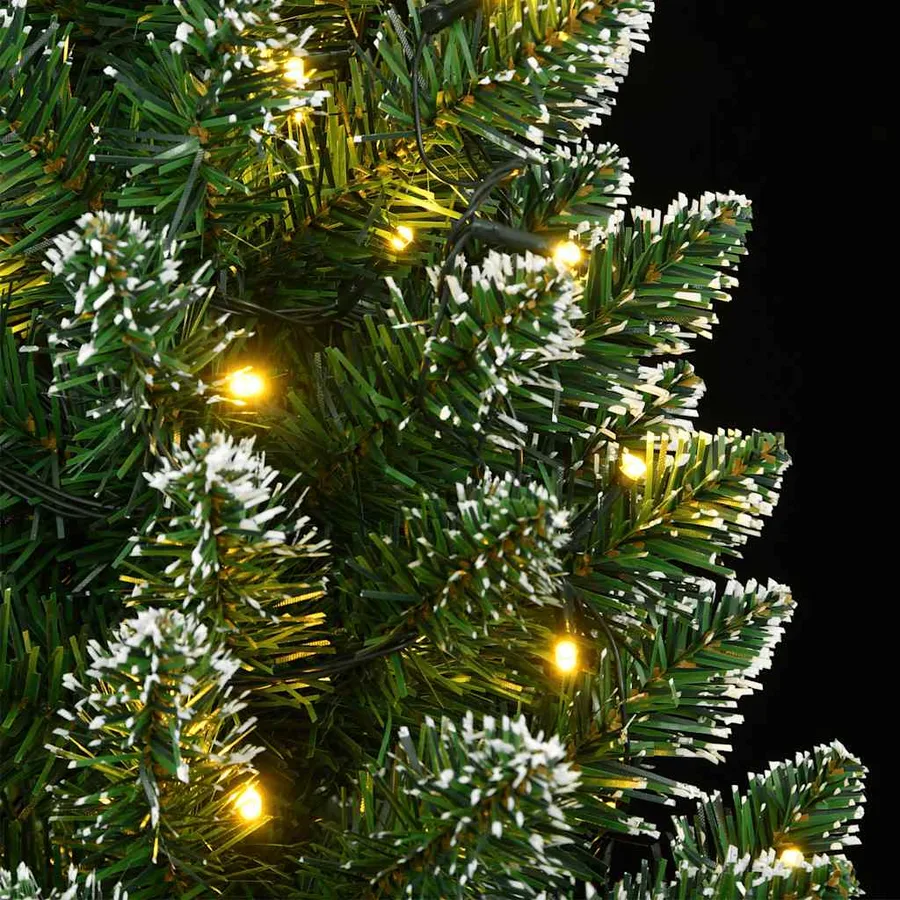Sapin de Noël artificiel mince 300 LED 210 cm - 8