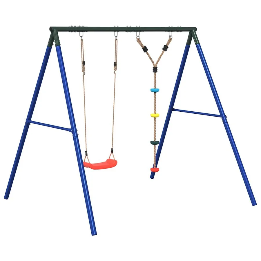 Ensemble balançoire d'extérieur balançoire et corde à disques - 2