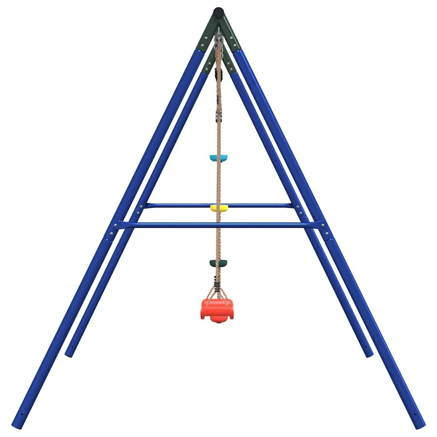 Ensemble balançoire d'extérieur balançoire et corde à disques - 4