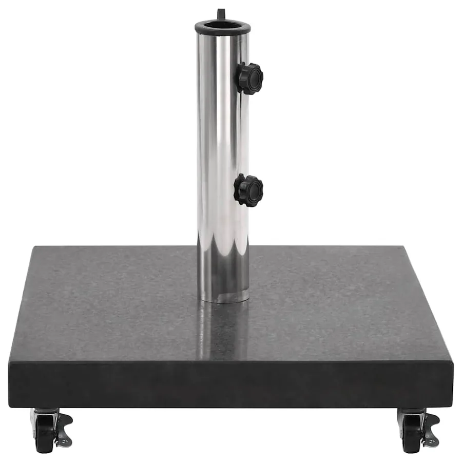 Socle de parasol Granite 30 kg Carré Noir - 4